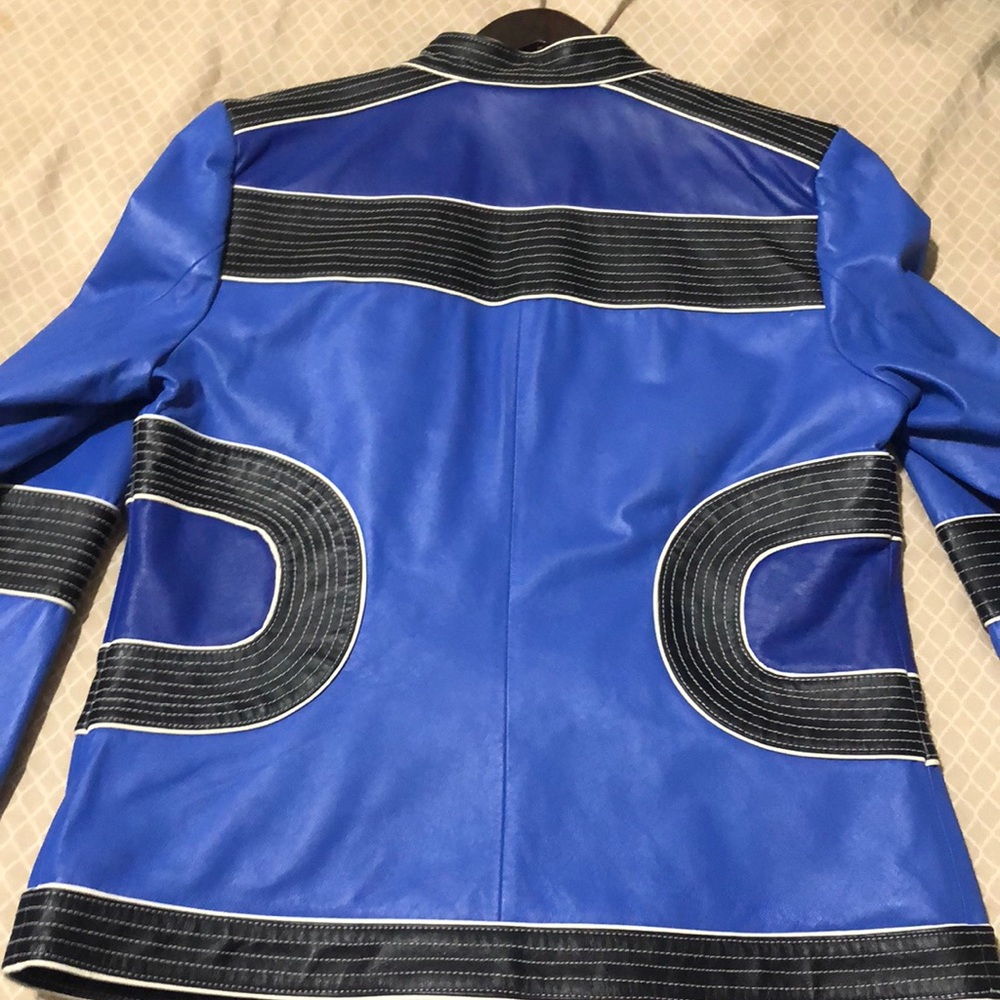 Leather Racer Jacker - Picture 4 of 5